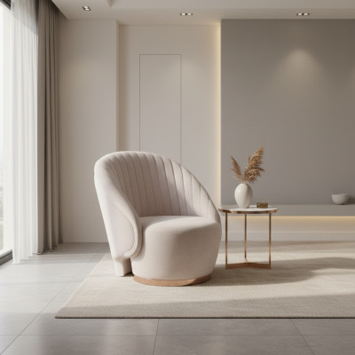 Fauteuil design moderne pour salon 1 place luxe fauteuil rembourré meubles de détente club