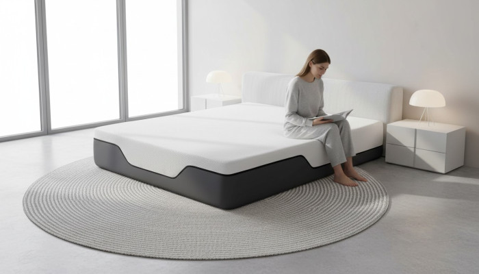 Matelas à ressorts ensachés Matelas en mousse froide Matelas confort 90x190