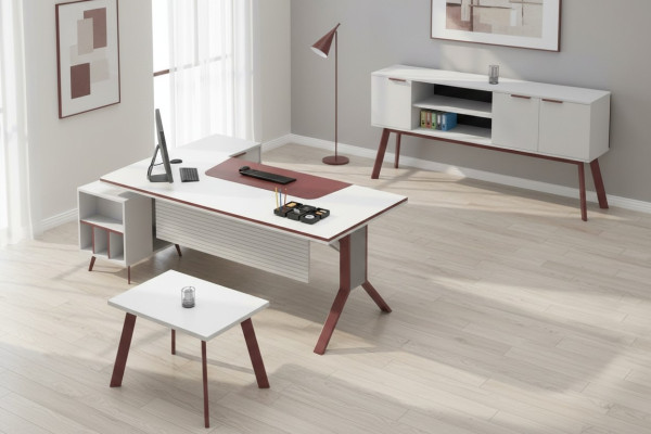 Jeu de bureau table d'appoint table mobile 3 pièces