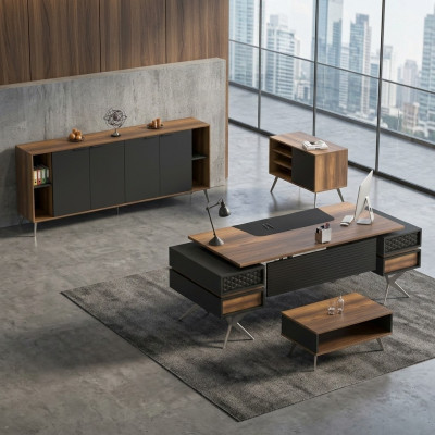 Ensemble de bureau table table d'appoint buffet décoration pour bureau