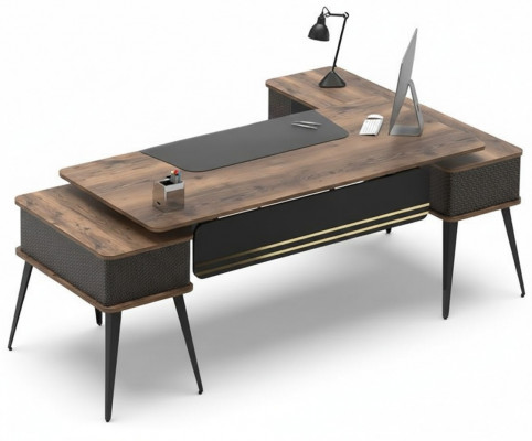 Table de bureau multifonctionnelle en coin