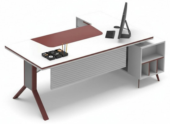 Bureau multifonctionnel table d'angle table bureau du chef
