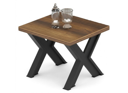 Table basse rectangulaire en bois marron pour bureau