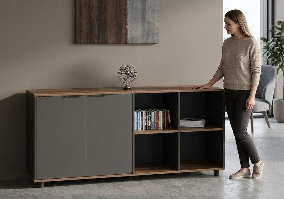 Armoire de bureau avec tiroir et buffet
