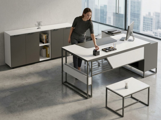 Bureau de bureau multifonctionnel
