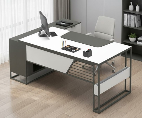 Bureau d'angle table de chef table multifonctionnelle