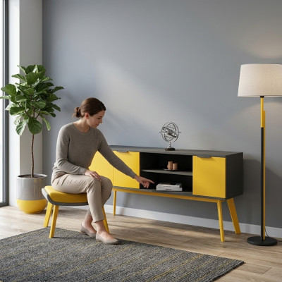 Armoire de documents Armoire de bureau Meuble de bureau Armoire Sideboard