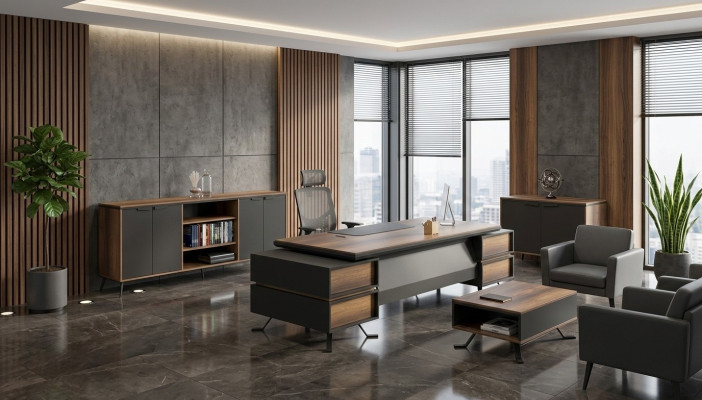 Ensemble de meubles de bureau 4 pièces