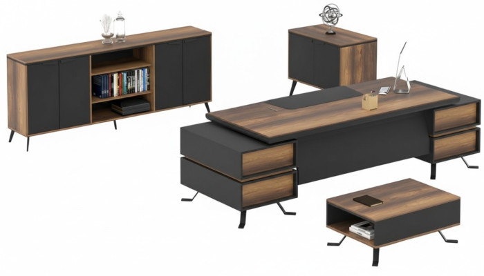 Ensemble de meubles de bureau 4 pièces