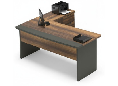 Armoire mobile pour documents gris marron