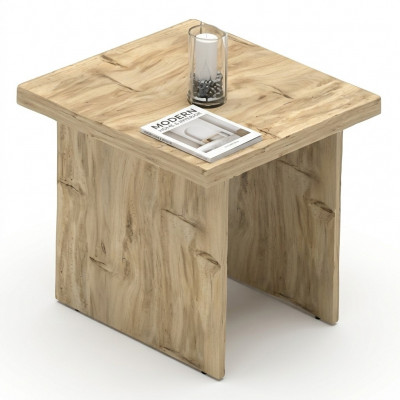 Table carrée beige table de salon table en bois bureau