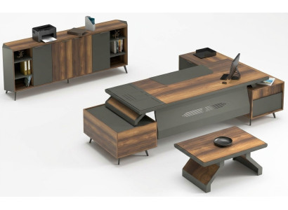 Bureau meuble console bureau mobilier ensemble 3 pièces