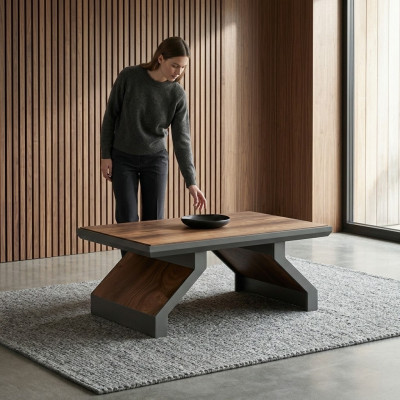 Table basse en bois