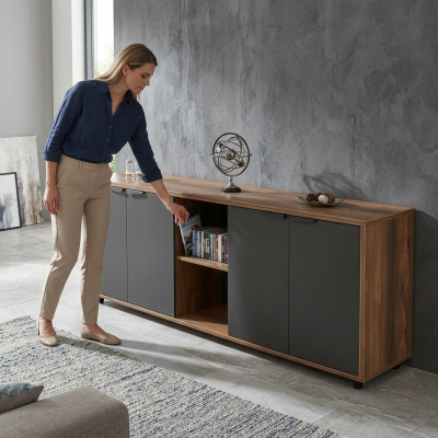 Armoire pour documents Armoire de bureau Commode de bureau Armoire Sideboard