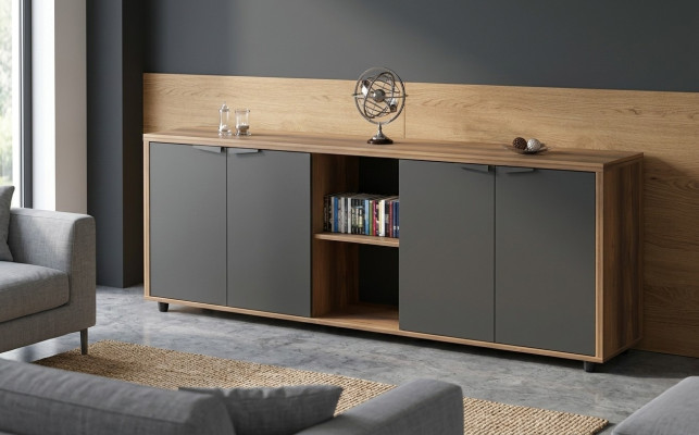Armoire pour documents Armoire de bureau Commode de bureau Armoire Sideboard