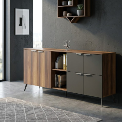 Armoire à documents Armoire de bureau mobile Sideboard Commode
