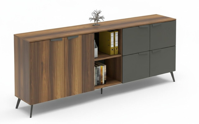 Armoire à documents Armoire de bureau mobile Sideboard Commode