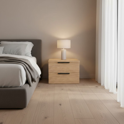 Armoire murale avec 2 tiroirs étagère murale armoire suspendue Beige
