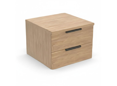 Armoire murale avec 2 tiroirs étagère murale armoire suspendue Beige