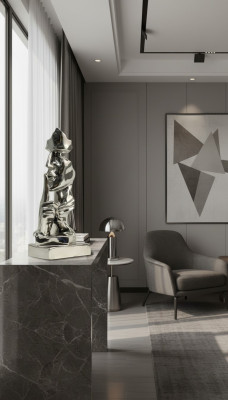 Sculpture décorative de figure 33 cm nouvelle décoration
