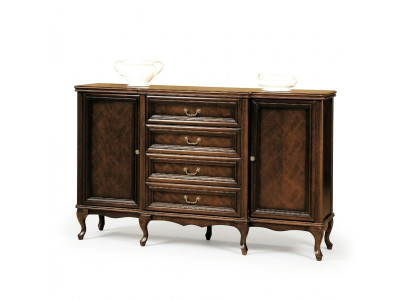 Anrichte Schubladenschrank Stauraummöbel Sideboard Buffet Antikkommode Schrank