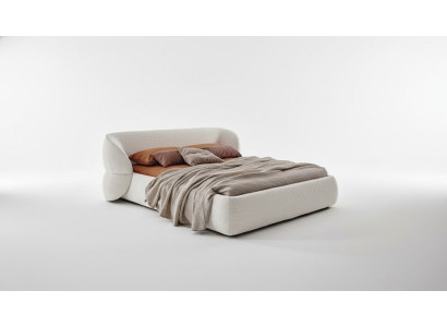 Canapé moderne avec fonction lit en tissu gris élégant