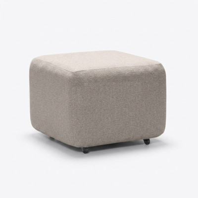 Pouf beige élégant