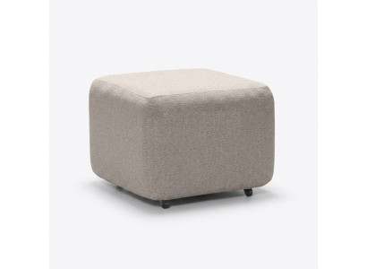 Pouf beige élégant