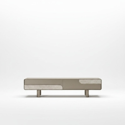 Mobilier de télévision moderne beige