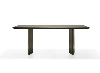 Table à manger élégante en bronze chaud pour maisons modernes