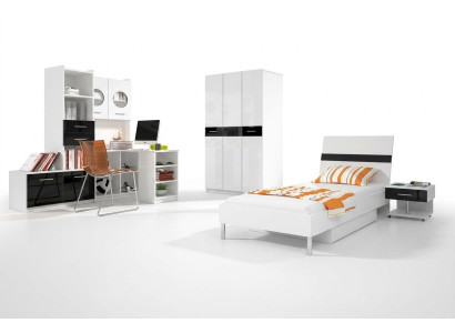Jugendzimmer 5 tgl. Komplett Kinderzimmer Bett Schrank Schreibtisch Möbel