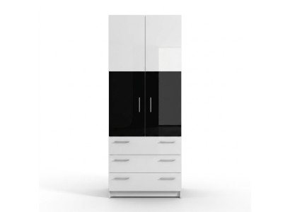 Schrank Kleiderkasten Hochschrank Stauraumschrank Wäscheschrank