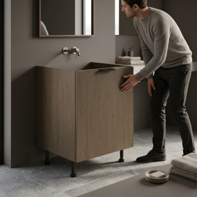 Armoire de cuisine en bois individuel