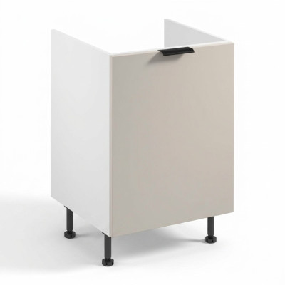 Armoire de cuisine mobile blanche
