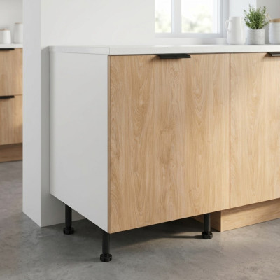 Base mobile pour armoire de cuisine individuelle