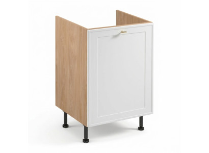 Robinet de cuisine mobile beige et blanc