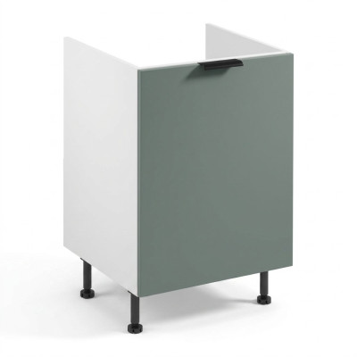 Armoire blanche pour le tri des déchets de cuisine