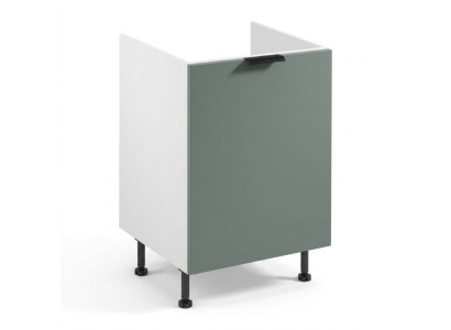 Armoire blanche pour le tri des déchets de cuisine