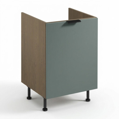 Meuble avec pieds en bois