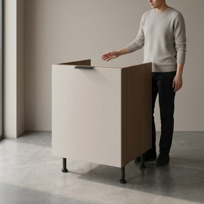 Armoire de tri des déchets Armoire de cuisine pour le recyclage