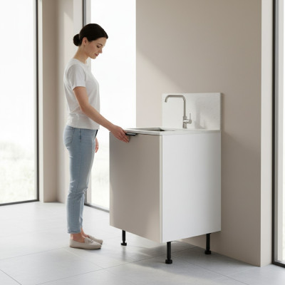 Armoire de tri pour déchets Armoire de cuisine Système de tri