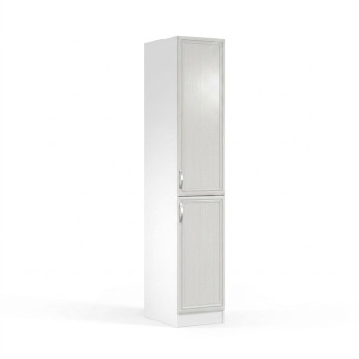 Armoire de cuisine haute blanche sous le plan de travail