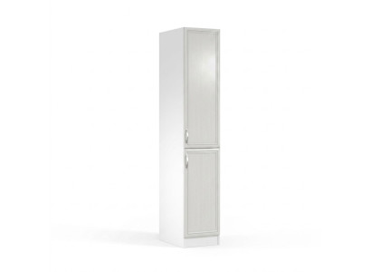Armoire de cuisine haute blanche sous le plan de travail