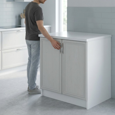Lavabo mobile bas blanc