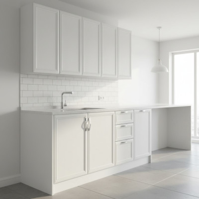 Lavabo mobile bas blanc