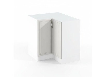 Armoire d'angle mobile blanche
