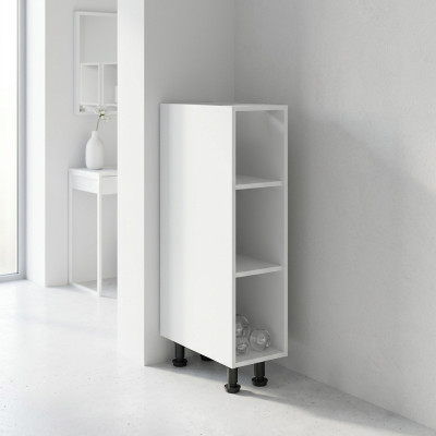 Armoire de cuisine étroite avec étagère ouverte