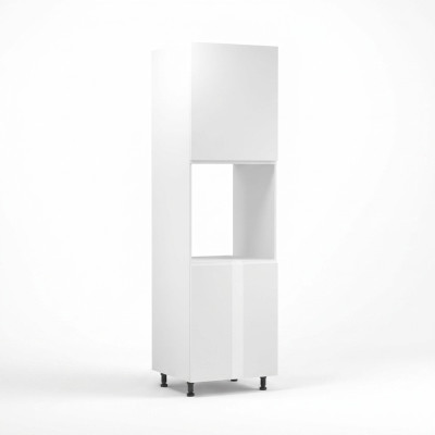 Armoire haute adaptée au four, armoire encastrable, niche pour four, brillante