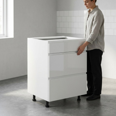Cuisine mobile avec tiroirs