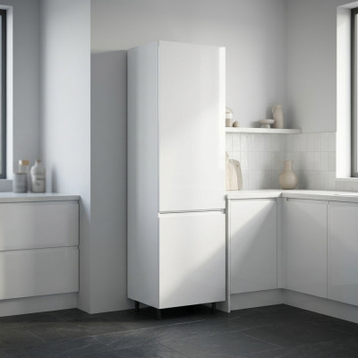 Armoire réfrigérée intégrée, armoire de cuisine blanche